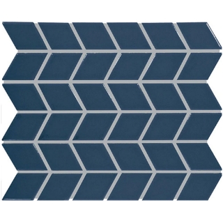 Picture of Daltile - Color Wheel Retro Chevron Galaxy Glossy