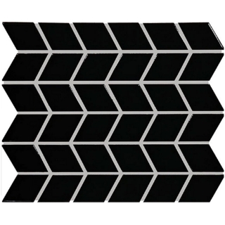 Picture of Daltile - Color Wheel Retro Chevron Black Glossy