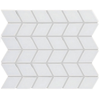 Picture of Daltile - Color Wheel Retro Chevron Arctic White Glossy