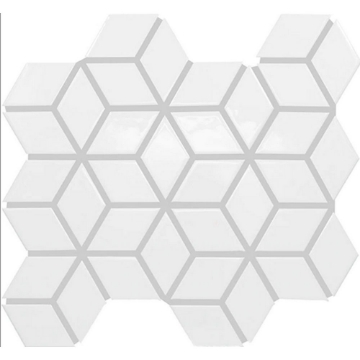 Picture of Daltile - Color Wheel Retro Cube Arctic White Glossy