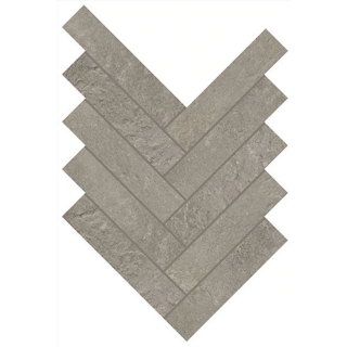 Picture of Daltile - Rekindle Herringbone Mosaic Medium Grey