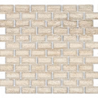 Picture of Mediterranea - Forum Mosaic 1 x 2 Silver