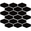 Picture of Happy Floors - Artisan Elongated Hexagon Mosaic Black