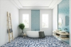 Picture of Happy Floors - Crash Hexagon Tile Blue