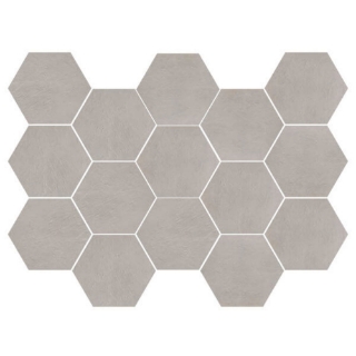 Picture of Happy Floors - Newton Hexagon Mosaic Perl Semi-Polished