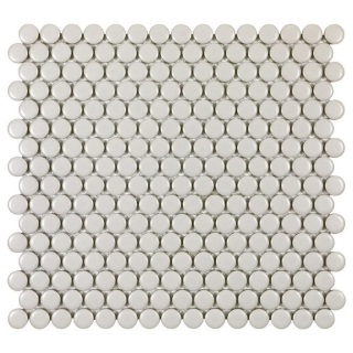Picture of Anthology Tile - Porcelart Penny Round Taupe Matte