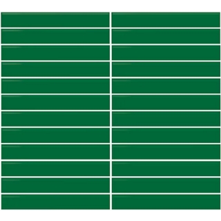 Picture of Daltile - Color Wheel Mosaic Straight Joint 1 x 6 Emerald