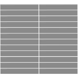 Picture of Daltile - Color Wheel Mosaic Straight Joint 1 x 6 Matte Suede Gray