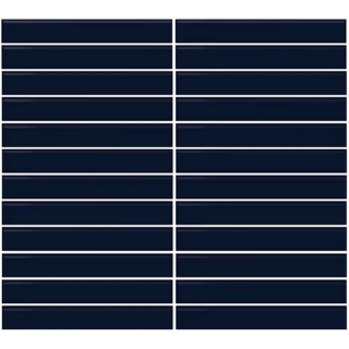 Picture of Daltile - Color Wheel Mosaic Straight Joint 1 x 6 Navy