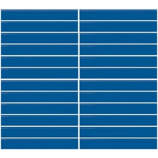 Picture of Daltile - Color Wheel Mosaic Straight Joint 1 x 6 Sea Breeze