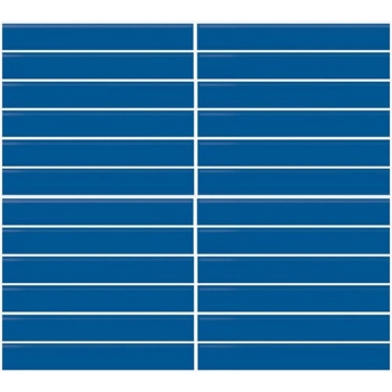 Picture of Daltile - Color Wheel Mosaic Straight Joint 1 x 6 Sea Breeze