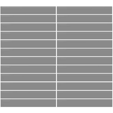 Picture of Daltile - Color Wheel Mosaic Straight Joint 1 x 6 Suede Gray