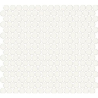 Picture of Daltile - Color Wheel Mosaic Penny Round Matte Arctic White