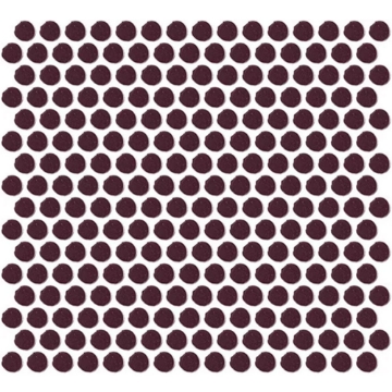 Picture of Daltile - Color Wheel Mosaic Penny Round Plum Crazy