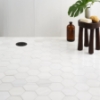 Picture of SOHO Studio Corp - Bianco Dolomite Hexagon Mosaic Bianco Dolomite