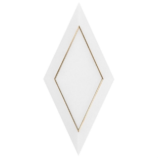 Picture of SOHO Studio Corp - Cabot White Jade Brass Inlay