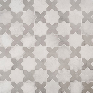 Picture of SOHO Studio Corp - Malta Star & Cross White & Dove Gray