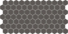 Picture of Daltile - Keystones 2 x 2 Hexagon Black