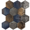 Picture of Daltile - Empyrean Hexagon Mosaic Bright Blend