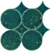 Picture of Daltile - Fyre Circle Set Emerald Green