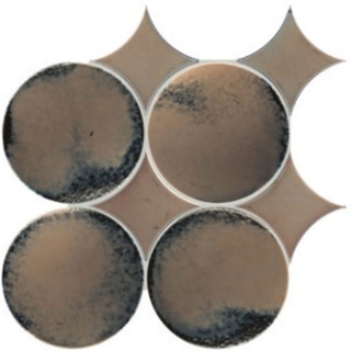 Picture of Daltile - Fyre Circle Set Platinum Gray