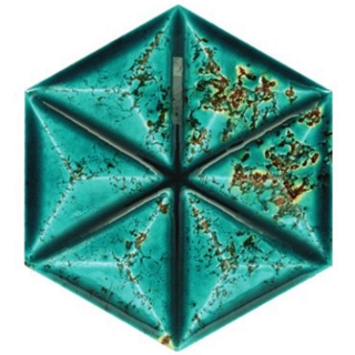 Picture of Daltile - Fyre 3D Hexagon Emerald Green