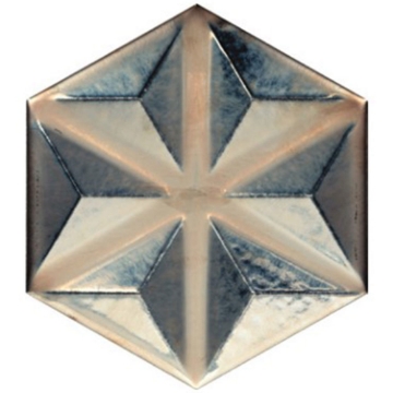 Picture of Daltile - Fyre 3D Hexagon Platinum Gray