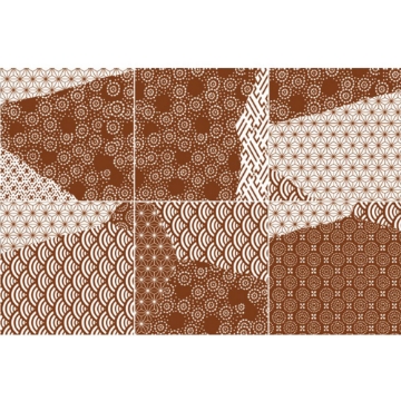 Picture of Daltile - Kintsugi 8 x 8 Rust Japan Mix