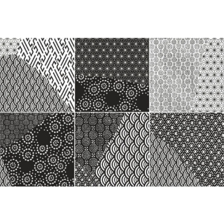 Picture of Daltile - Kintsugi 8 x 8 Black White Japan Mix