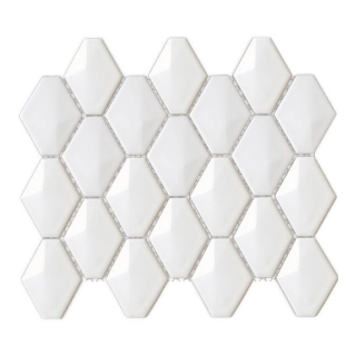 Picture of Happy Floors - Artisan Diamond Mosaic White