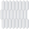 Picture of Happy Floors - Artisan Ceramic Picket Mosaic White