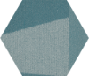 Picture of Shaw Contract - Color Shift Hexagon Tile Aerial