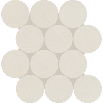 Picture of Daltile - Indoterra Circle Mosaic White Desert