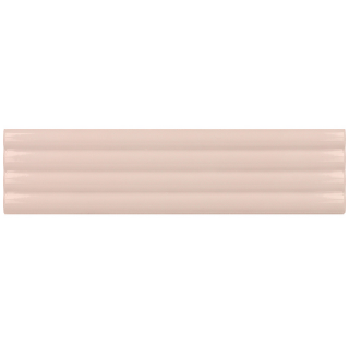 Picture of MiR Mosaic - Ridge Deco 2 x 8 Pink Gloss