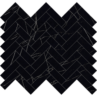 Picture of MiR Mosaic - Arya Herringbone Nero Marquina