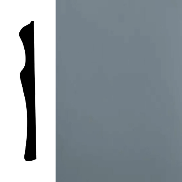 Picture of Mohawk - Sculpted Edge Wall Base 6 Gunmetal