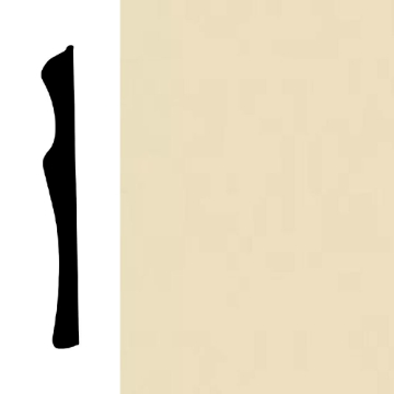 Picture of Mohawk - Sculpted Edge Wall Base 6 Shell