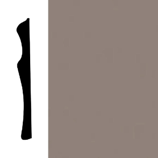 Picture of Mohawk - Sculpted Edge Wall Base 6 Ashen