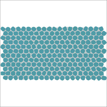 Picture of Daltile - Keystones Organic Penny Rounds Ocean Blue