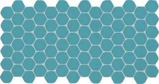 Picture of Daltile - Keystones Organic Hexagon Ocean Blue
