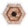 Picture of SOHO Studio Corp - Imogen Hexagon Terra Rosa