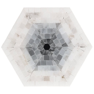 Picture of SOHO Studio Corp - Imogen Hexagon Grigio