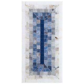 Picture of SOHO Studio Corp - Imogen Rectangle Azul Blue