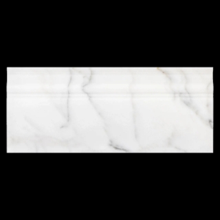 Picture of Elon Tile & Stone - Base Moldings Calacatta Gold Honed