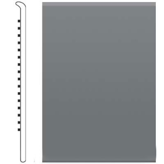 Picture of Roppe - 4 Inch 1/8 Vinyl No Toe Base Charcoal