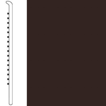 Picture of Roppe - Ready Base 4 inch 0.080 Toeless Brown