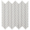 Picture of SOHO Studio Corp - Motek Herringbone Mosaic Polished Snow White