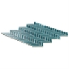 Picture of SOHO Studio Corp - Motek Herringbone Mosaic Polished Teal Crackled