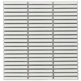 Picture of SOHO Studio Corp - Motek Tri Stacked Mosaic Polished Snow White