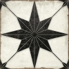 Picture of MiR Mosaic - Celestial Black Compass